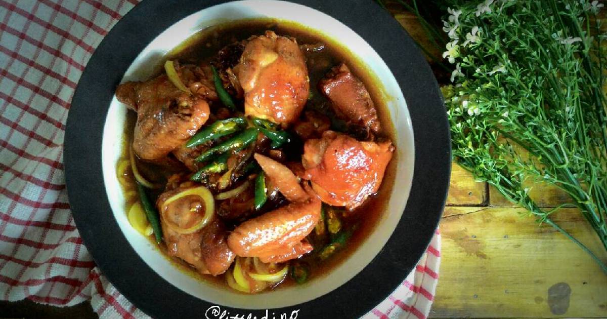 Resep Ayam kecap saus tiram ala Dina Triharwati