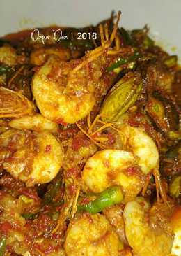 Petai goreng sambal udang