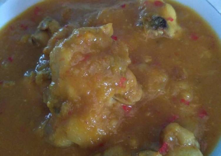 resep Kinok ayam (tempoyak)