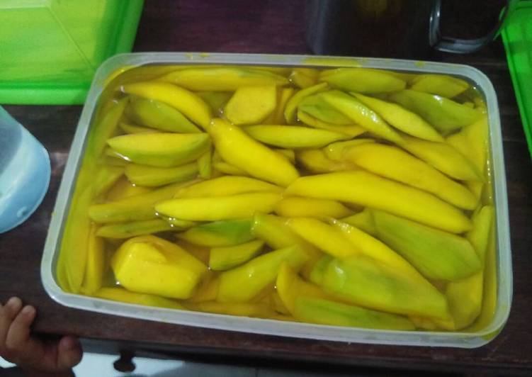 cara membuat Manisan kedondong vs mangga muda