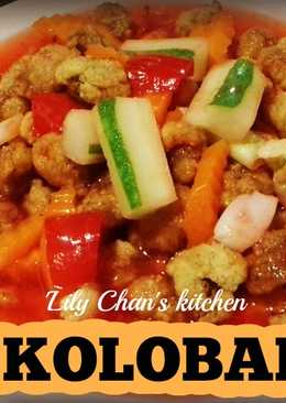 KOLOBAK ala LC (daging babi asam manis)