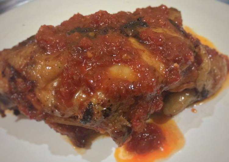 resep masakan Ayam panggang bumbu merah