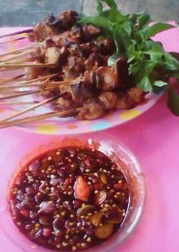 Sate tuna kemangi with sambal kecap