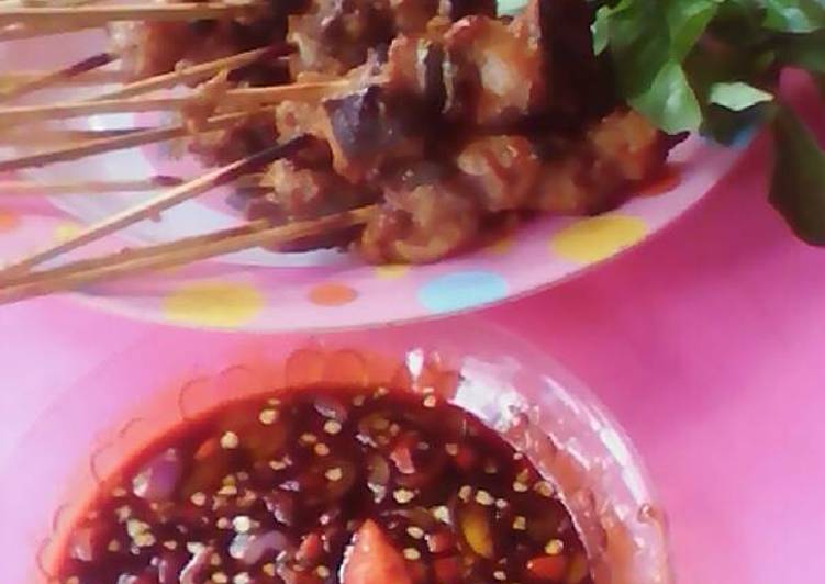 gambar untuk resep makanan Sate tuna kemangi with sambal kecap