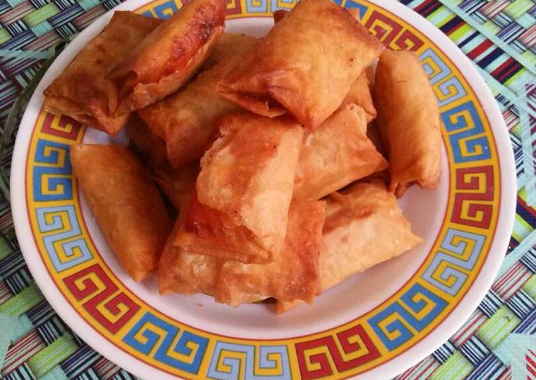 resep Risoles without telur dengan kulit lumpia