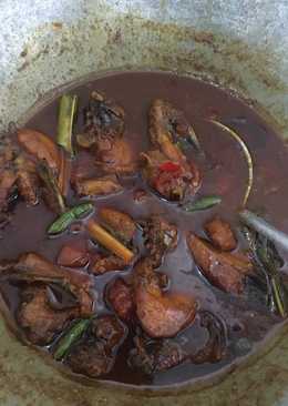 Ayam saus kecap kental