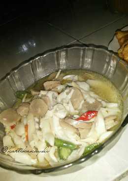 Tumis Bakso Jamur Tiram