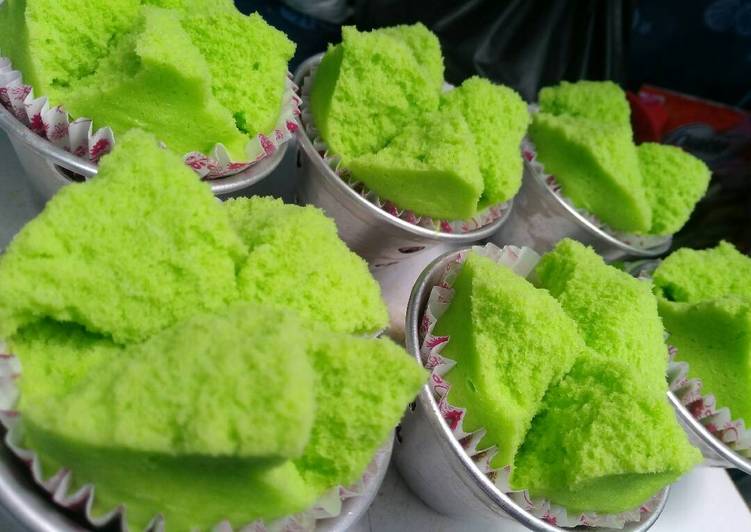 resep makanan Bolu kukus mekar (no. Soda)