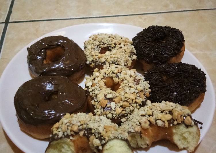 cara membuat Donat simpel tanpa kentang ????