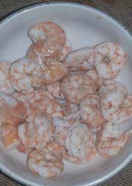 Udang rebus asam manis