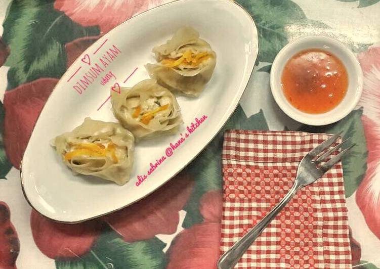 Dimsum ayam udang foto resep utama