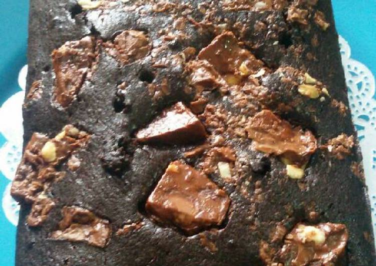 resep makanan Silver Queen Mocca Brownies Full butter* simpel no mixer