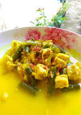 Lodeh tempe kacang panjang