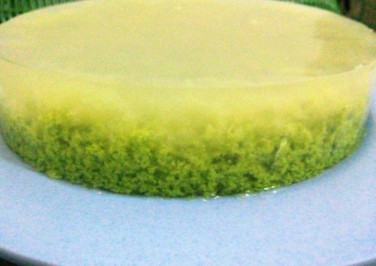 Resep Puding lumut hijau pandan Dari risma annisa