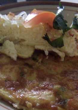 Omelet Kentang Tahu Pedas