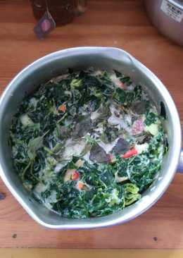 Sayur lodeh pedes daun kates/pepaya