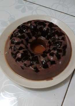 Puding Susu StawCap (strawbery cappucino) Mozaik Choco