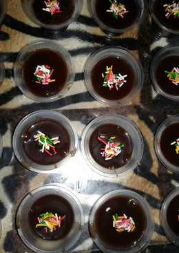 Puding coklat mesis