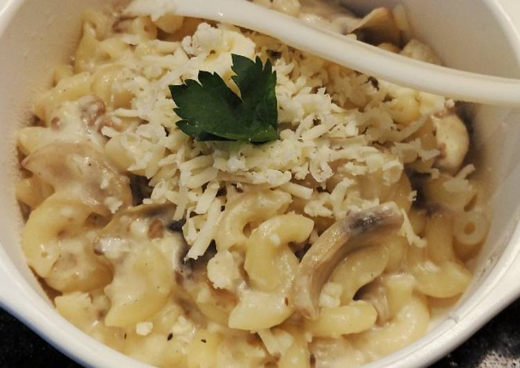 resep makanan Creamy Mac Carbonara (Mpasi 1y+)