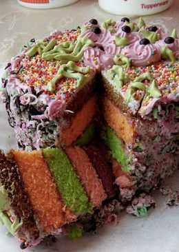 Rainbow cake ultah