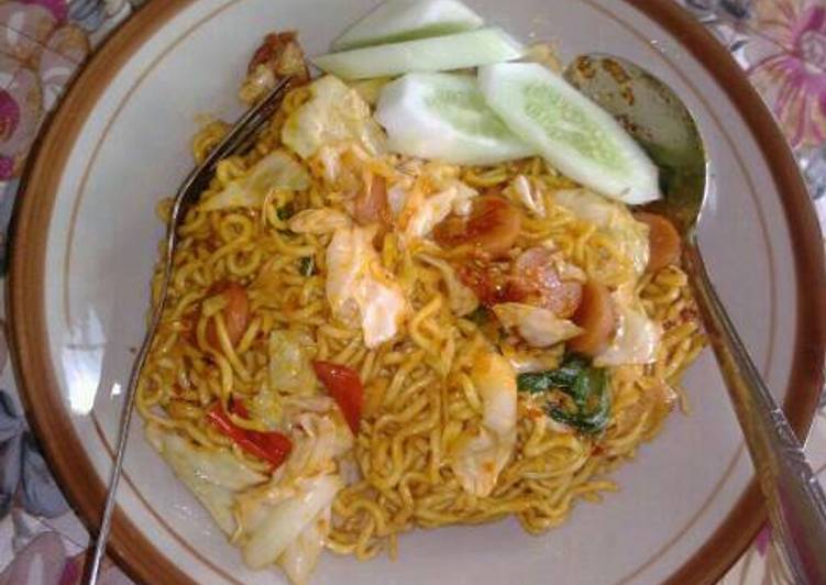 gambar untuk resep makanan Mie goreng pedas manis