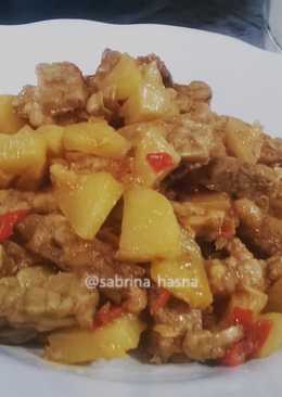 Kering tempe kentang balado simpel