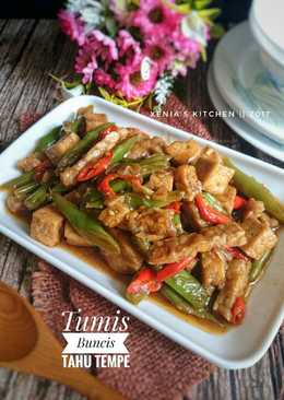 Tumis/Oseng Buncis Tahu Tempe