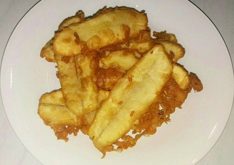 resep makanan Pisang Goreng Simple Crispy