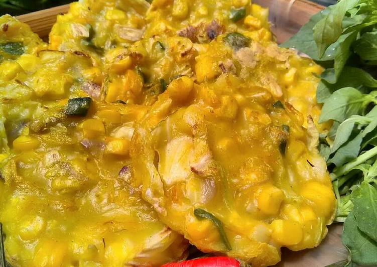 resep makanan Bakwan Jagung Sayuran Panggang #IndonesiaMemasak