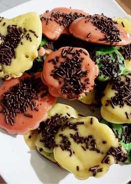 Kue Cubit Pelangi Setengah Matang/Melted