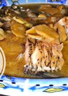 Ikan kuah sop tumis jahe