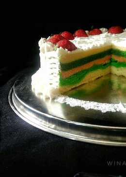 Rainbow Cake Kukus Ny Liem