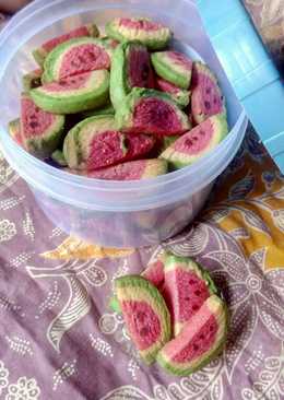 Watermelon cookies