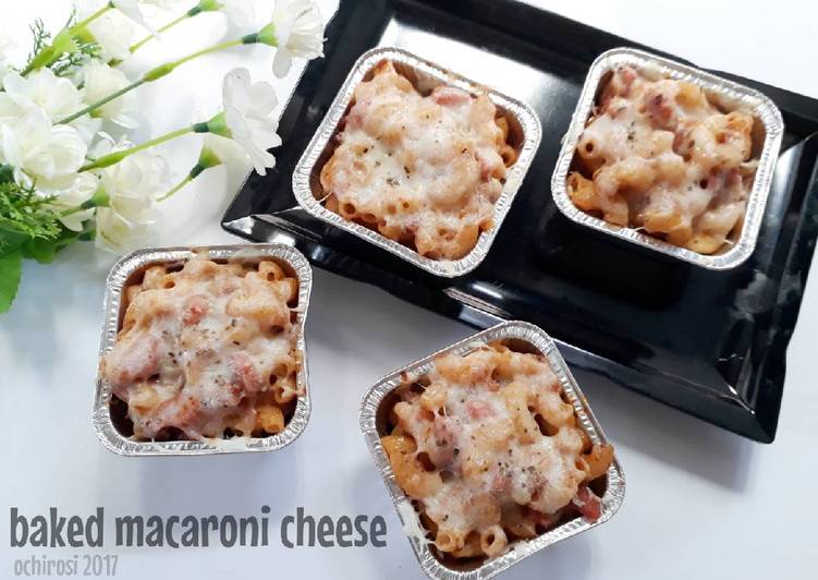 resep masakan Baked Macaroni Cheese