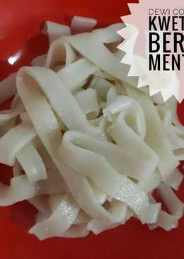 Kwetiau beras mentah
