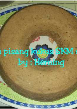 Bolu pisang kukus SKM coklat