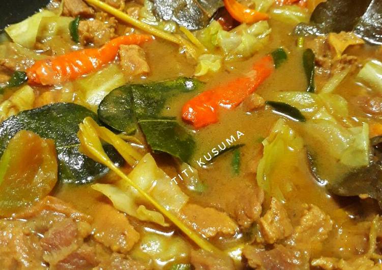 resep makanan Tongseng daging sapi/kambing#kitaberbagi