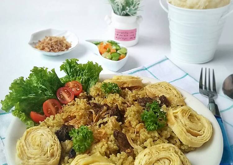 gambar untuk resep makanan Nasi Kebuli Mejikom #kitaberbagi