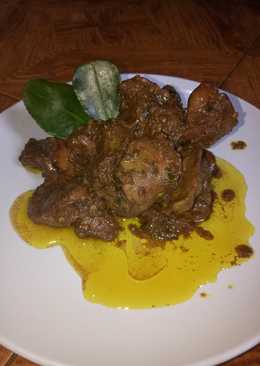 Hati ayam pedas (jeroan)