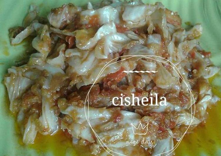 resep masakan Tumis kol pedas asam