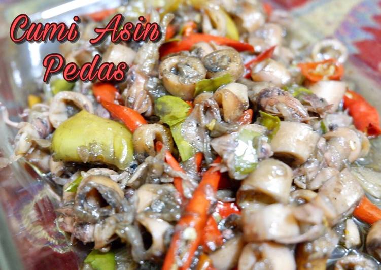 Resep Cumi Asin Pedas By Medina Wigrhanty