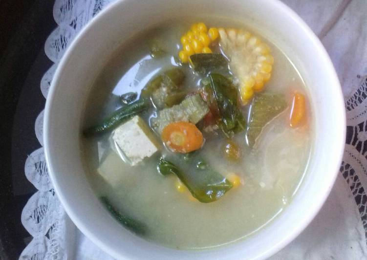 cara membuat Sayur lodeh susu kedelai