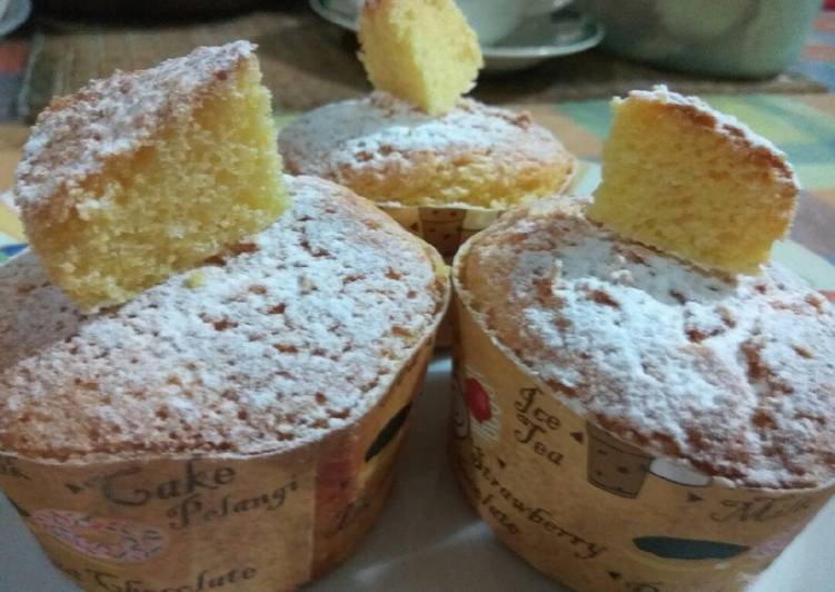 resep lengkap untuk Chiffon cheese cup cake #pr_anekachiffon