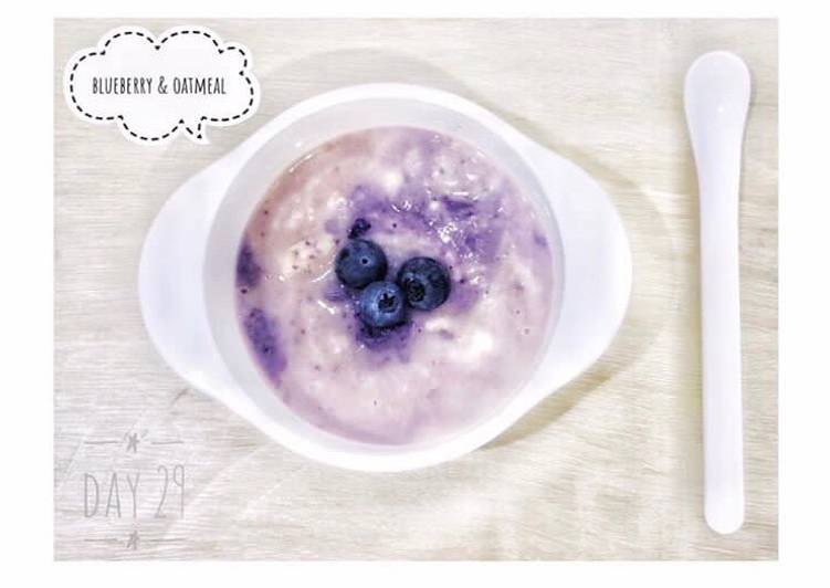  Resep  Mpasi Blueberry Oatmeal  oleh Zo Palbert Cookpad