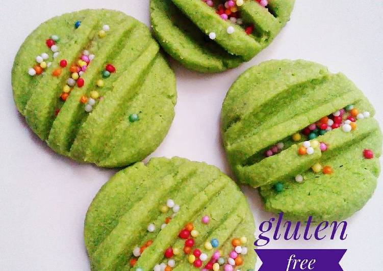 gambar untuk resep makanan Gluten Free Green Tea Cookies