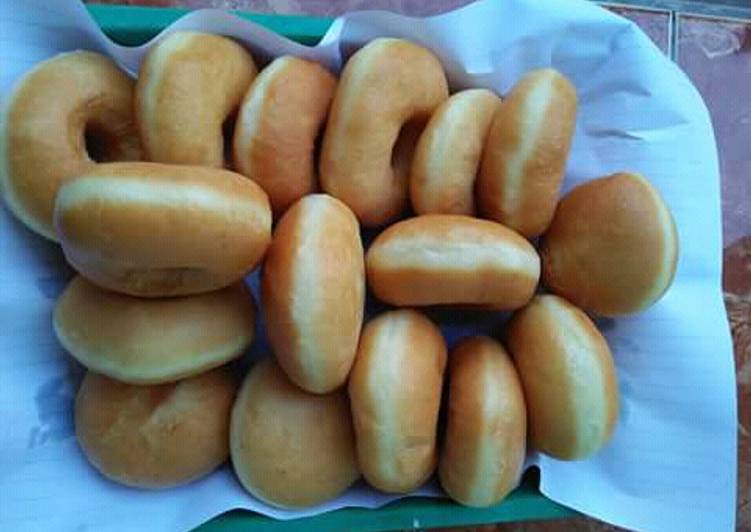 gambar untuk cara membuat Donat Santan Vegan Tanpa Ulen