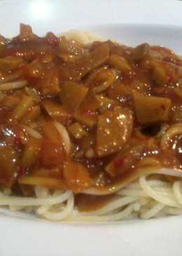 Spaghetti Saus Jengkol ala Saya