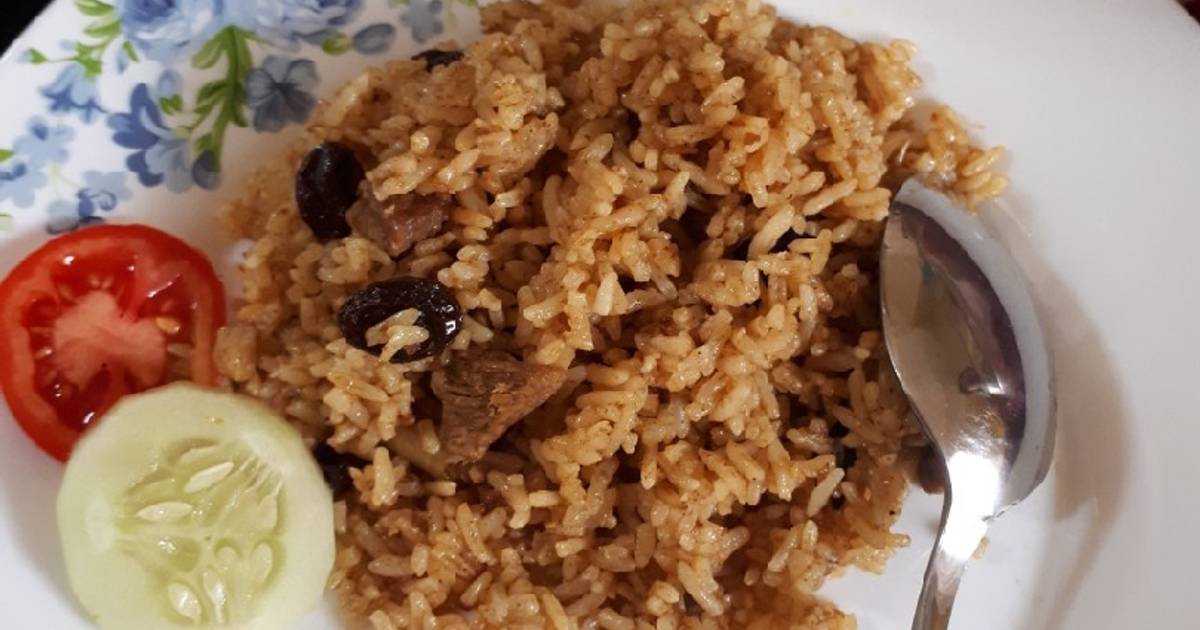 13 resep nasi goreng ijo  kambing enak dan sederhana Cookpad