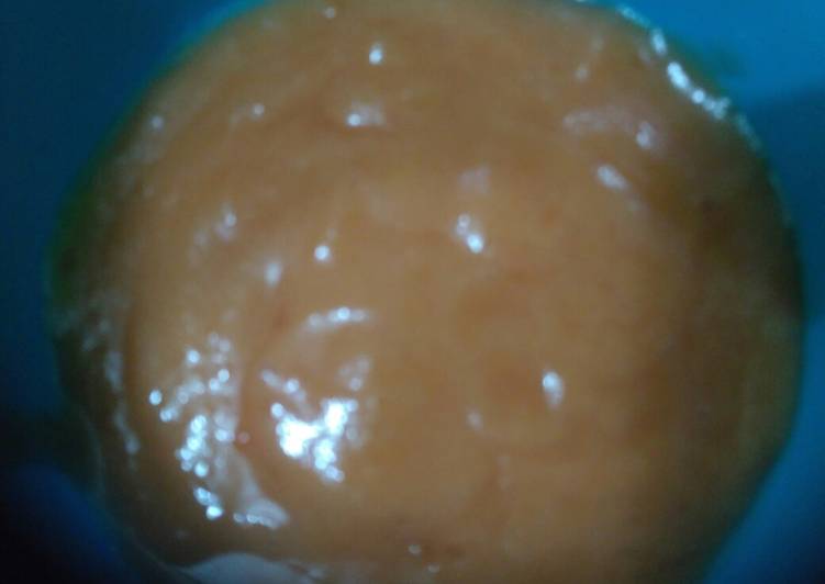 Jus pepaya santan MPASI 7m+