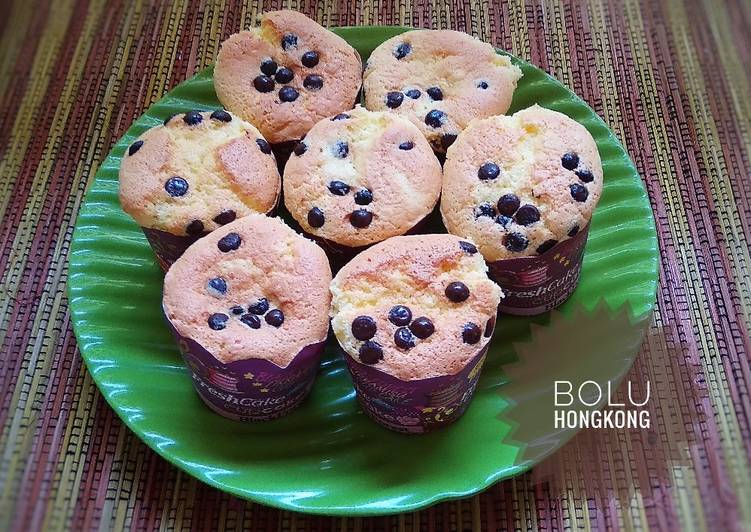 resep Bolu Hongkong Pakai Choco Chip